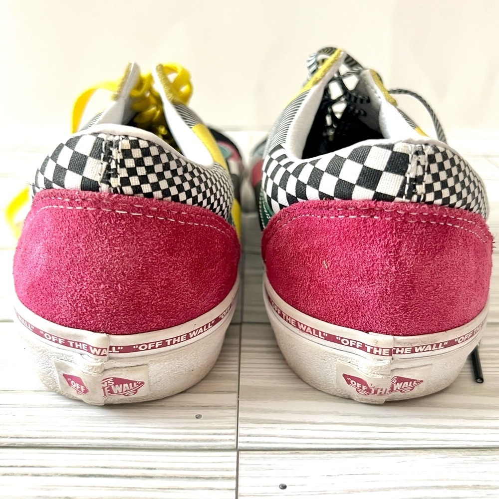 Vans Old Skool Juxtapoze Men's Size 9.5 Women's 11 Multi Color Skate Sneaker - Picture 11 of 16